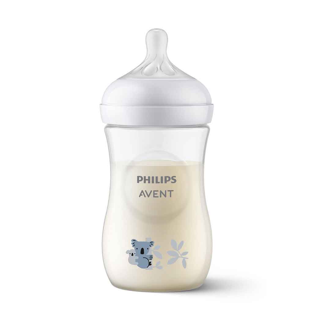 Biberón Natural Response Decorado 9Oz Koala Avent