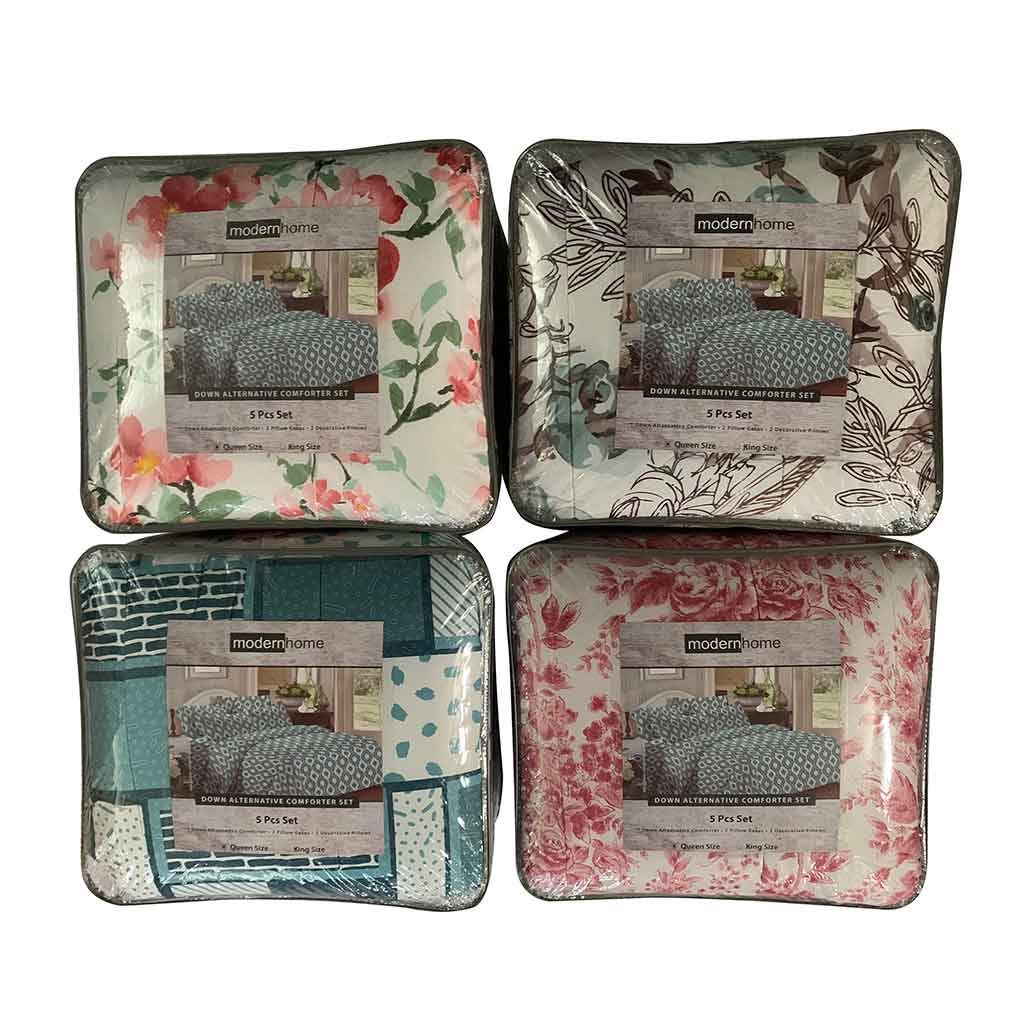 Edredon 5 Piezas Set Queen