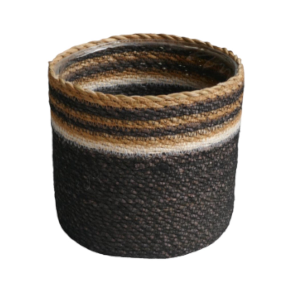 Cesta Para Maceta Negro 18X18Cm