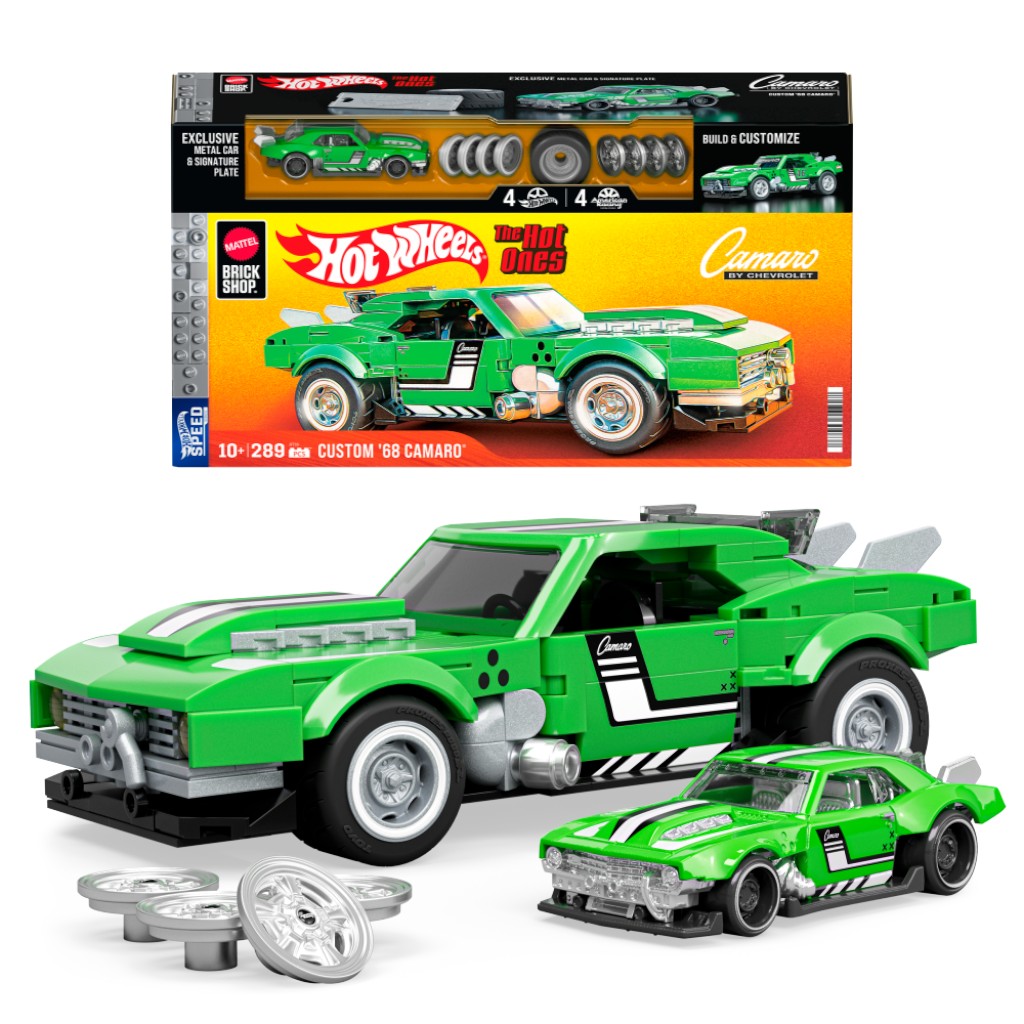 Juguete De Construcción Mattel Brick Shop Speed Custom 68 Camaro