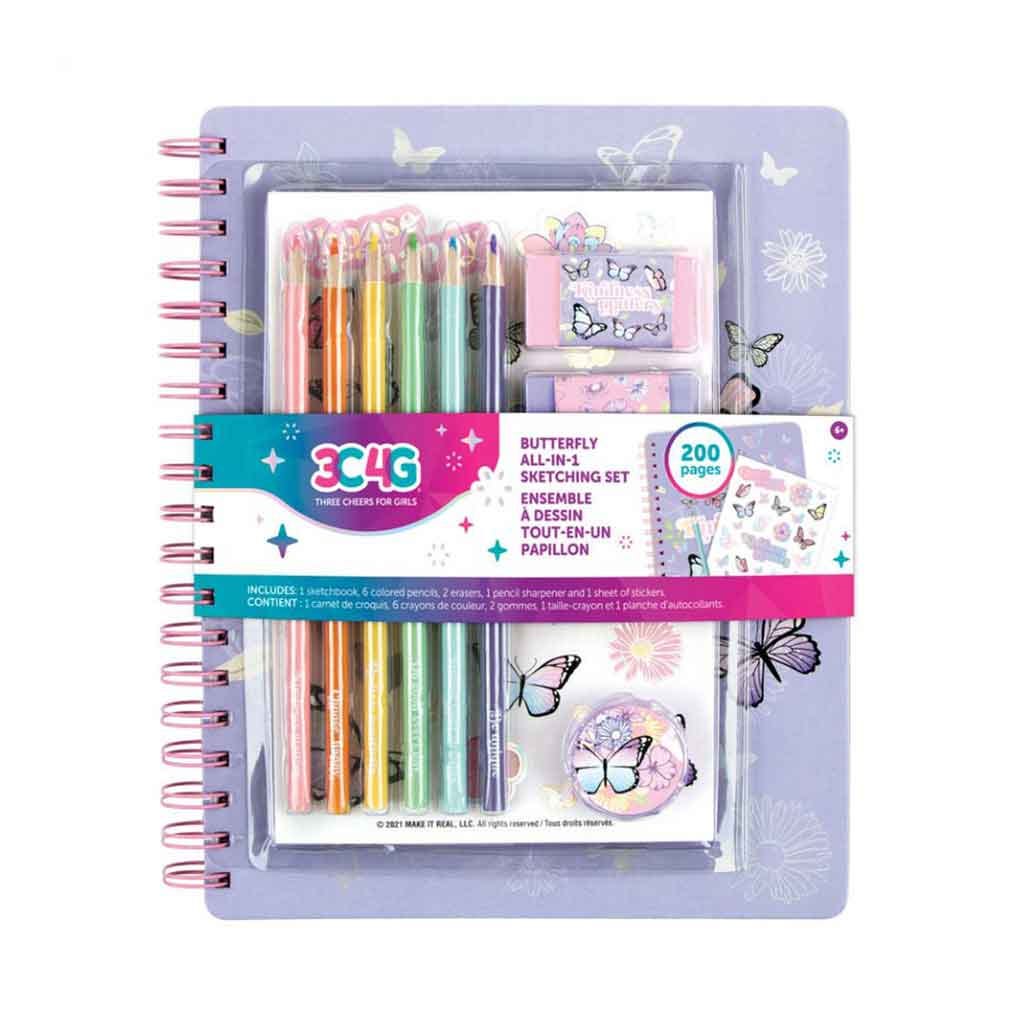 Butterfly All-In-1 Sketching Set Make It Real