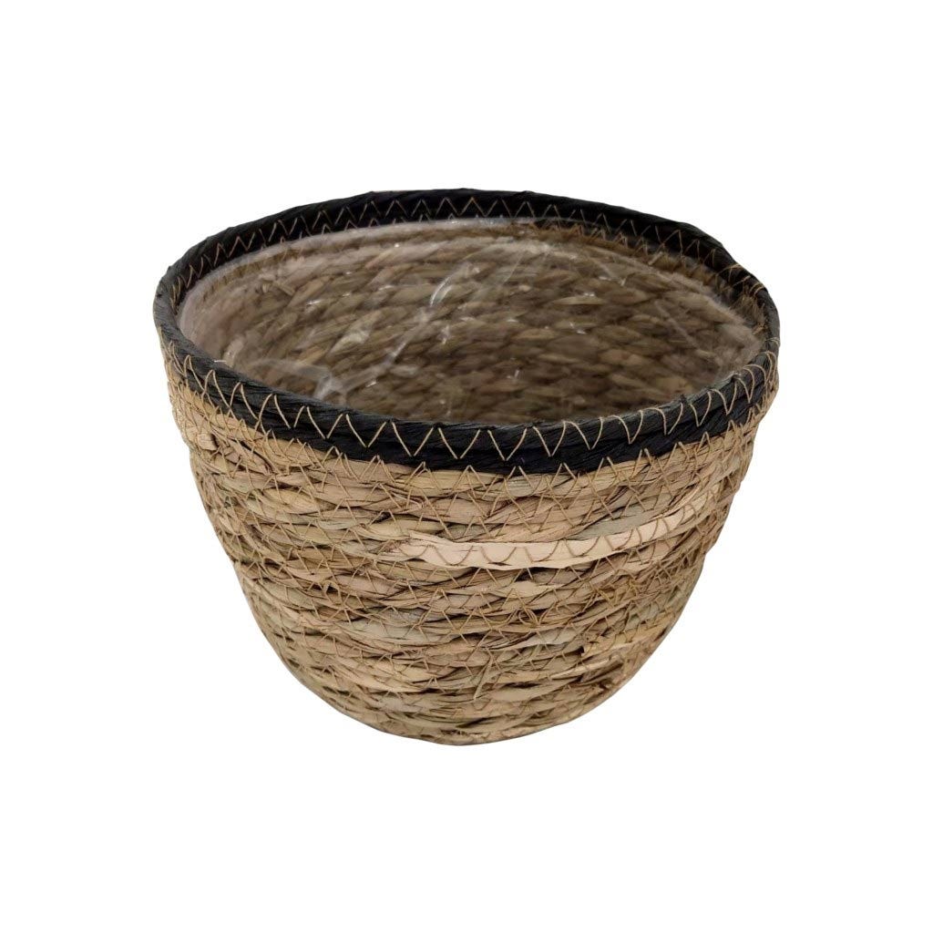 Cesta Para Plantas Marrón Y Negro 15X12Cm