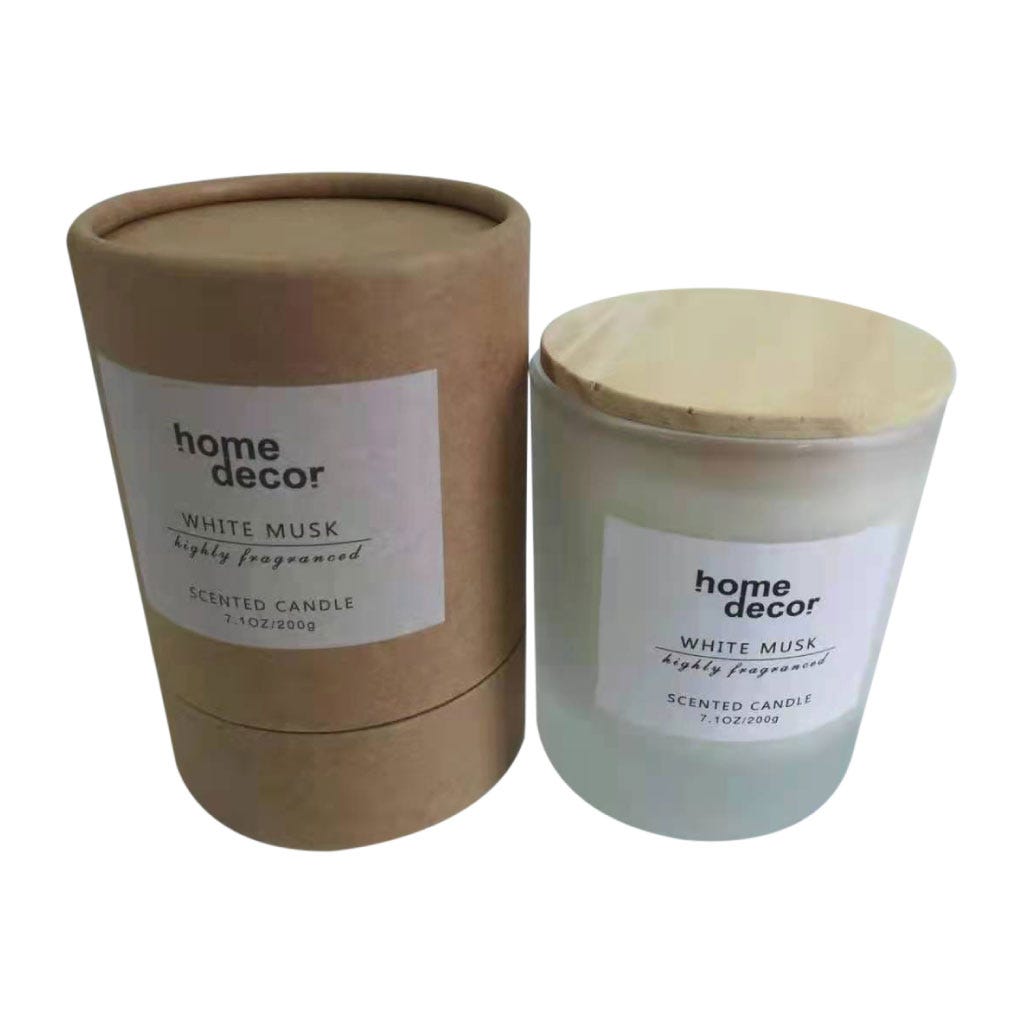 Vela aromática Highly Fragranced- Almizcle Blanco 200g