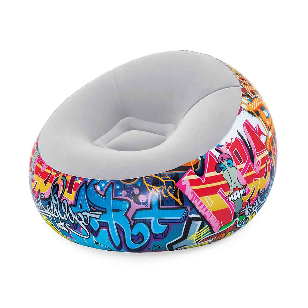 Silla inflable de graffiti Bestway