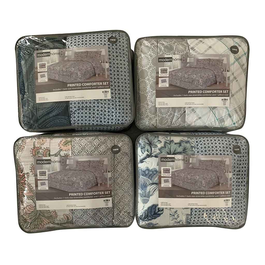 Juego De Edredón Estampado Twin Surtidos