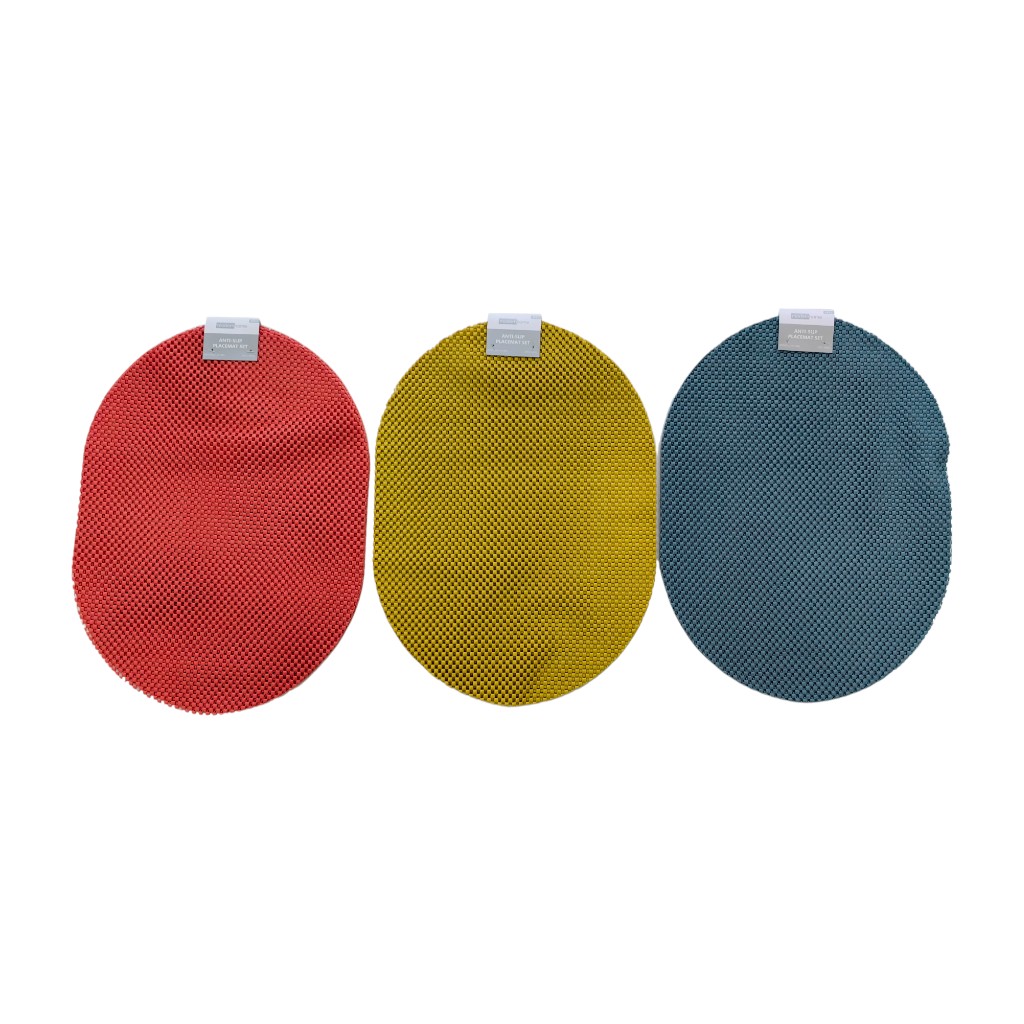 Individual Antideslizantes 4Pzs Colores Surtidos 30X45Cm