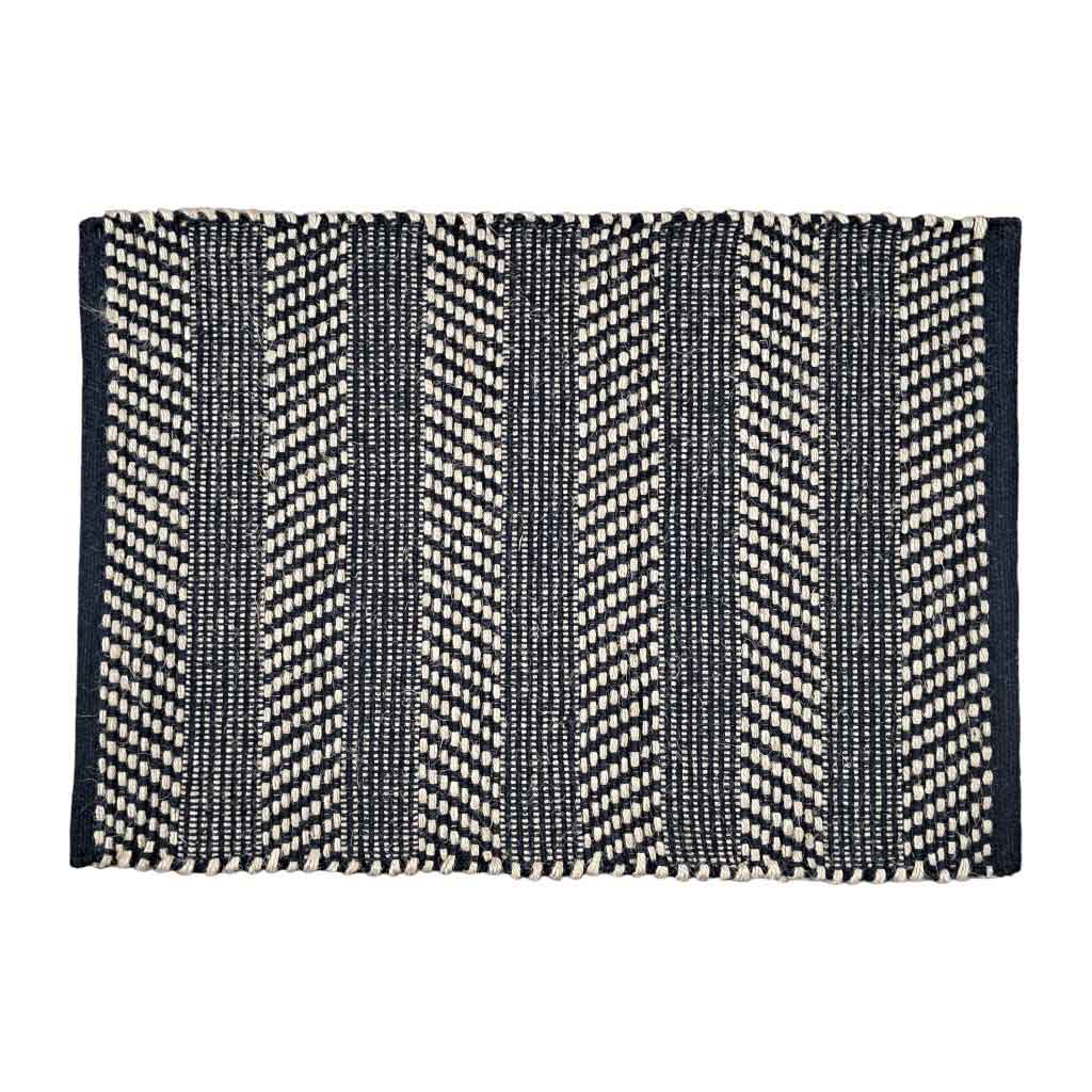 Individual Con Diseño De Color Negro 33X49Cm