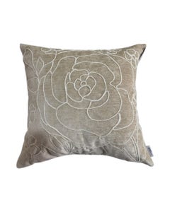 Cojín Con Costura En Forma De Flor 45X45Cm