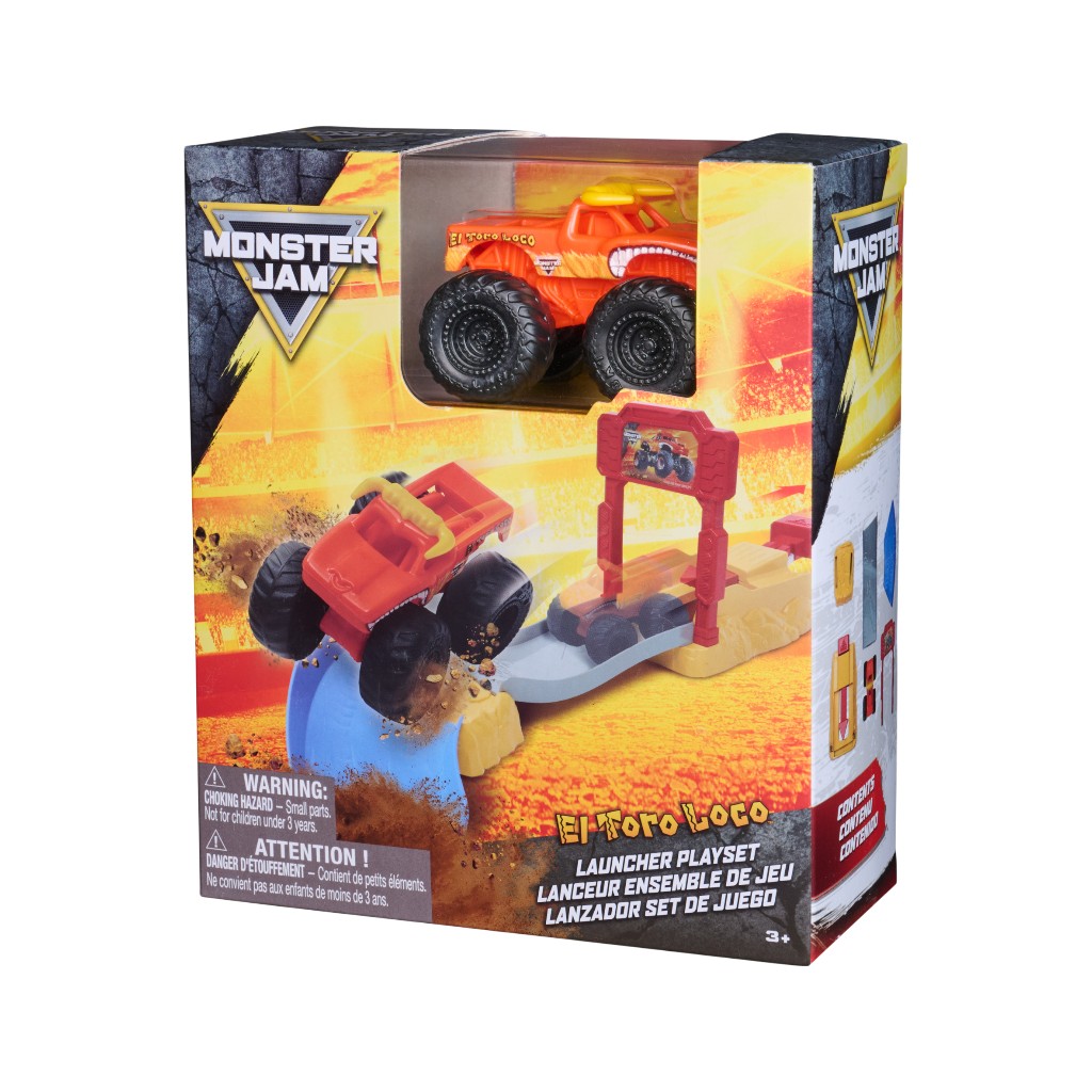 Set Lanzador Monster Jam El Toro Loco