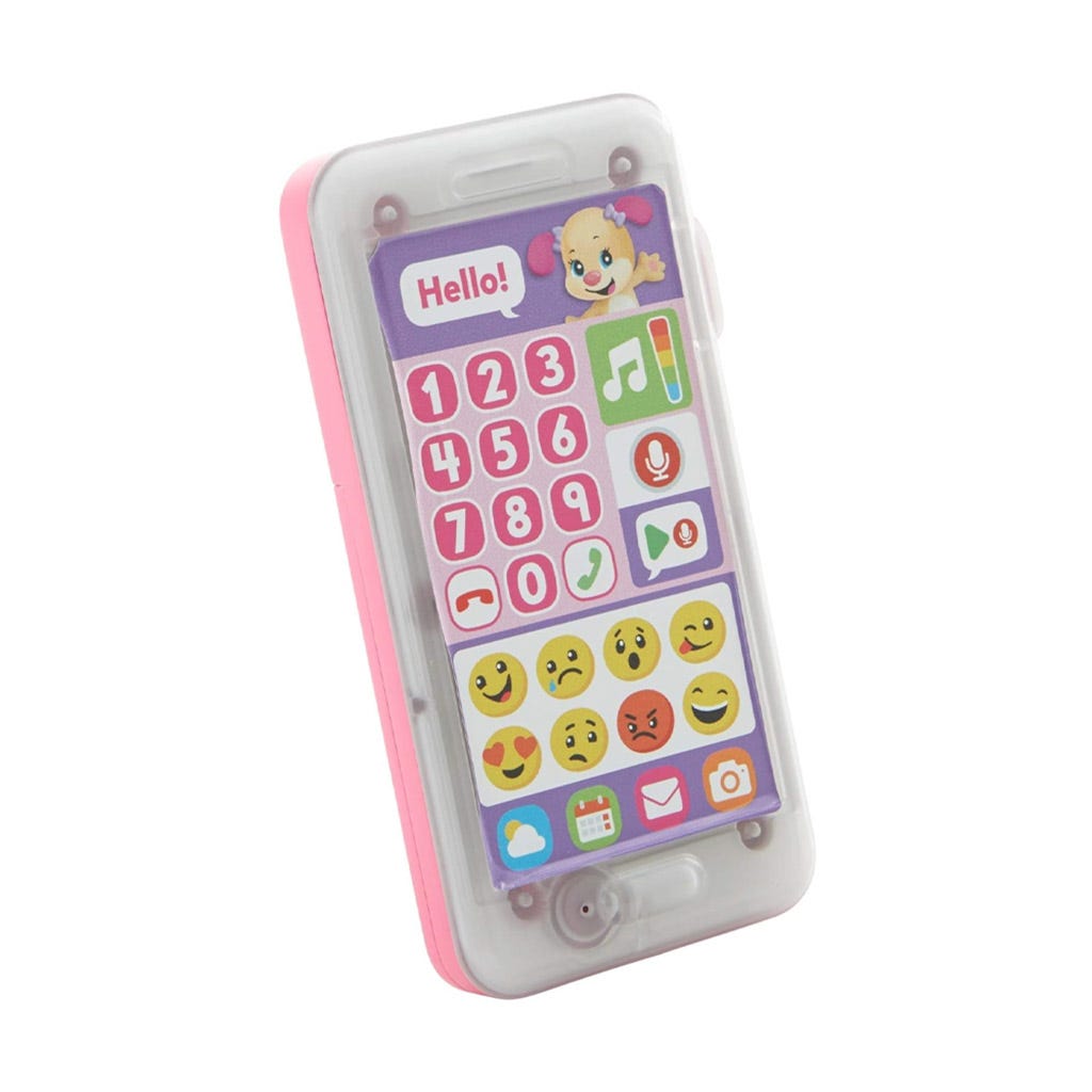 Fisher Price Teléfono Graba Aprende Rosa