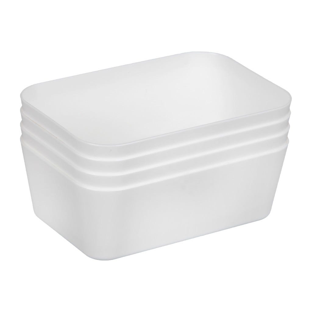 Organizador De Cajones 4Pzs 13X9Cm