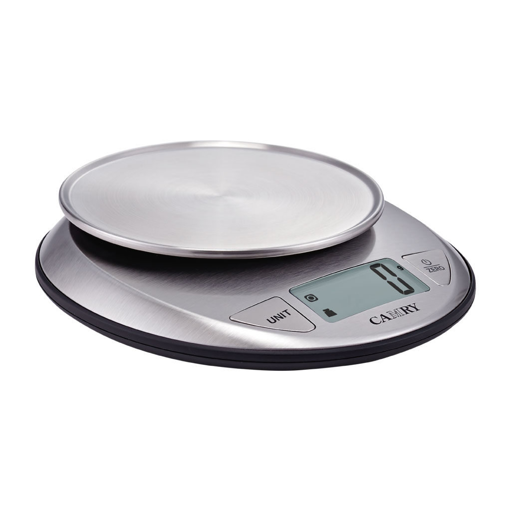 Báscula de cocina digital camry gris 