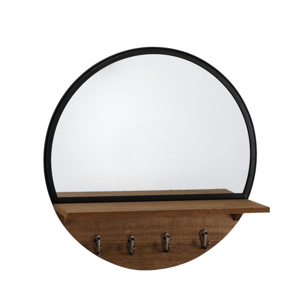 Repisa Con Espejo 38X10.5X38Cm