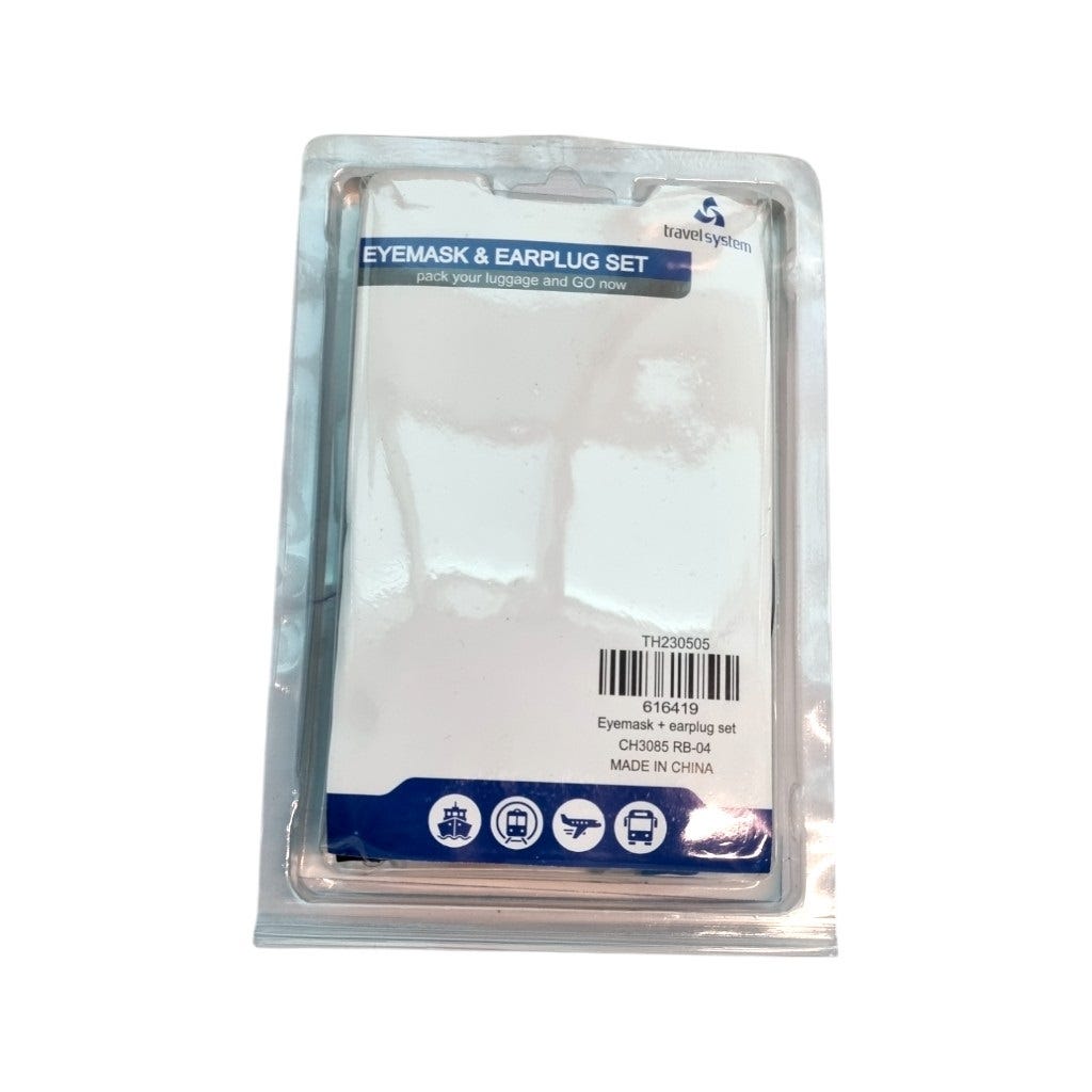 Máscara Para Ojos Con Tapones De Oidos