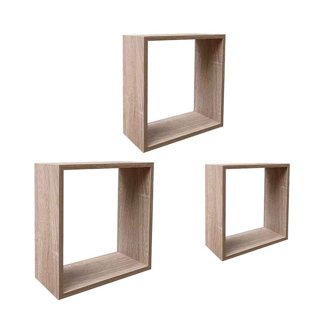 Estante De Cubo Con 3 Piezas 24x24x11.7cm
