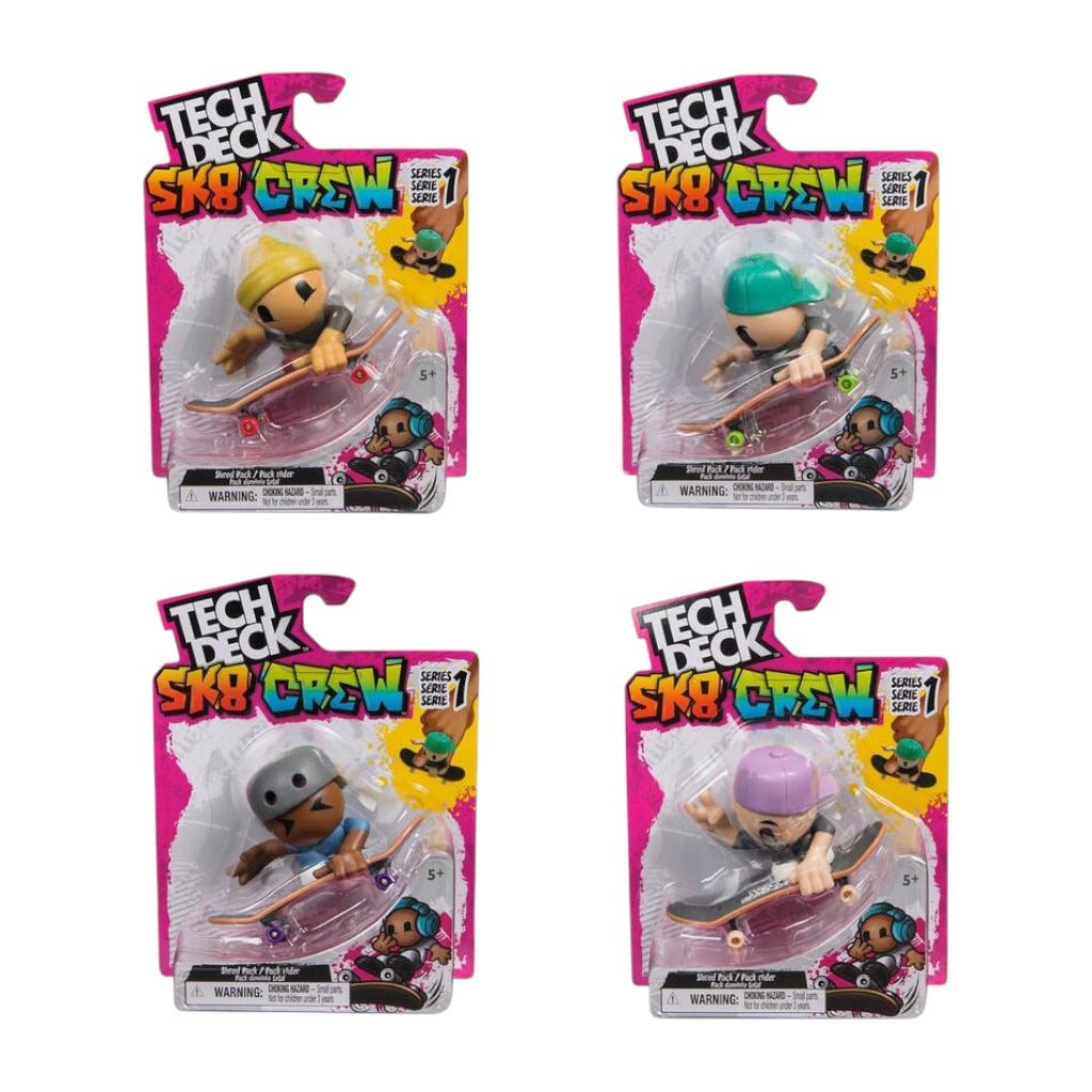 Tech Deck Sk8 Crew Set De Patinetas Surtido 96mm