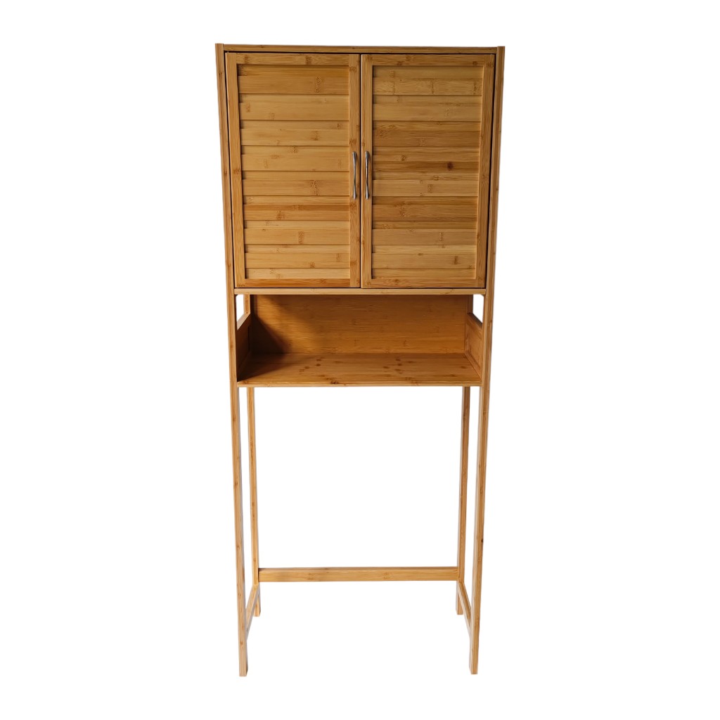 Armario De Baño Natural 66X26X165Cm