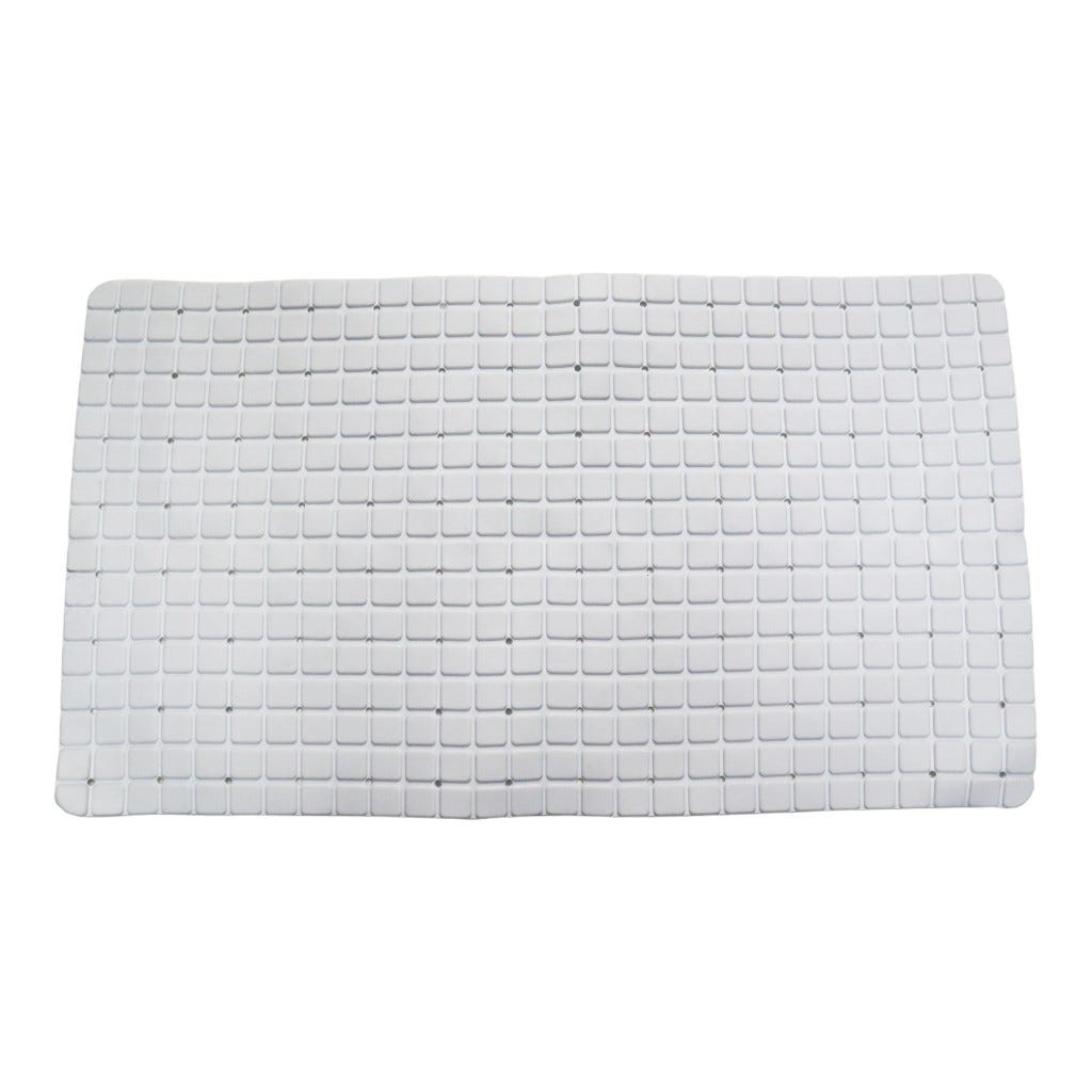 Alfombra De Baño Blanco 70X40Cm