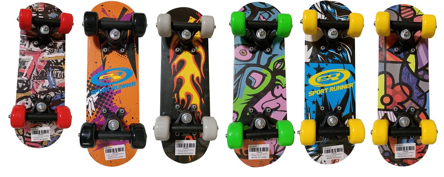 Patineta Street Runner Surtidas 17x5"