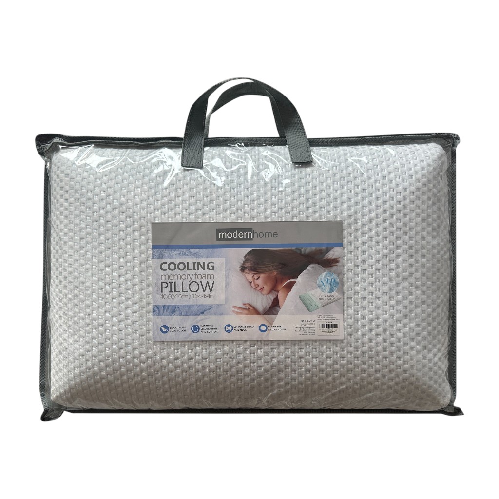 Almohada Refrigerante De Espuma Viscoelástica 40X60X10Cm