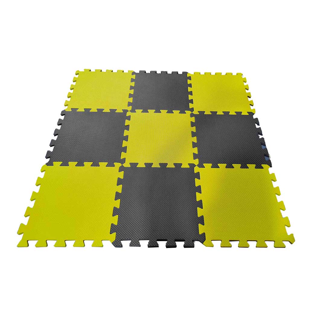 Piso de Foam Happy Toys 9 PCS de 2 Colores