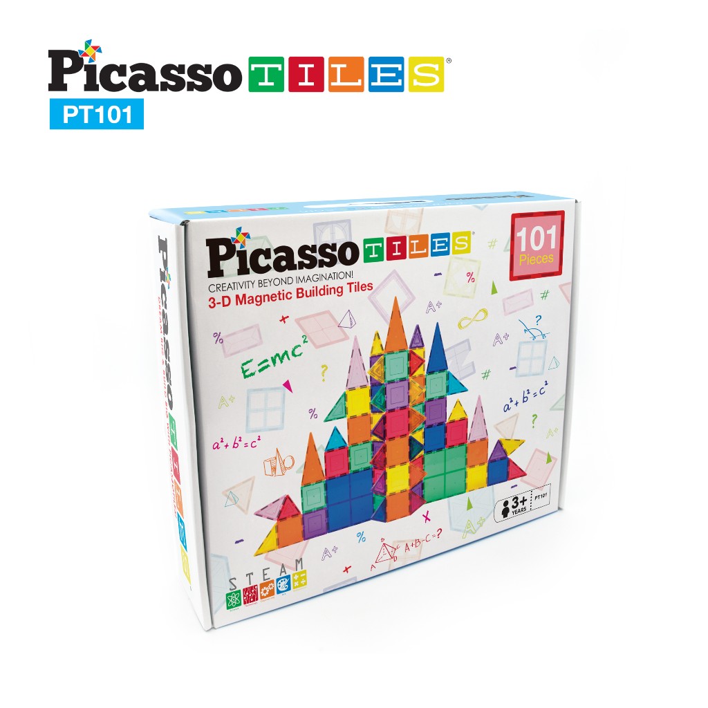 Bloques De Construcción Magnéticos 101Pzs Set Picasso Tiles