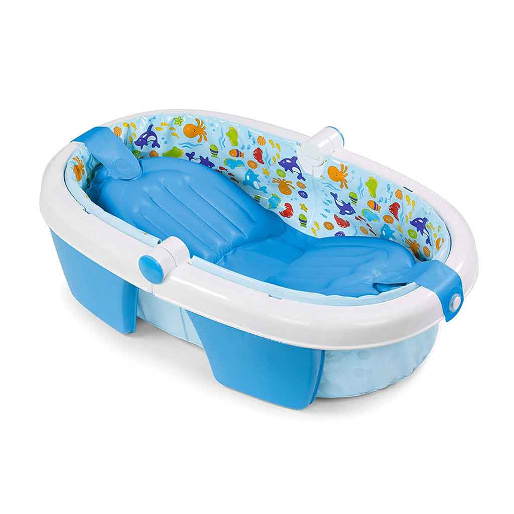 Bañera Pegable Recién Nacido Azul 1l Summer Infant