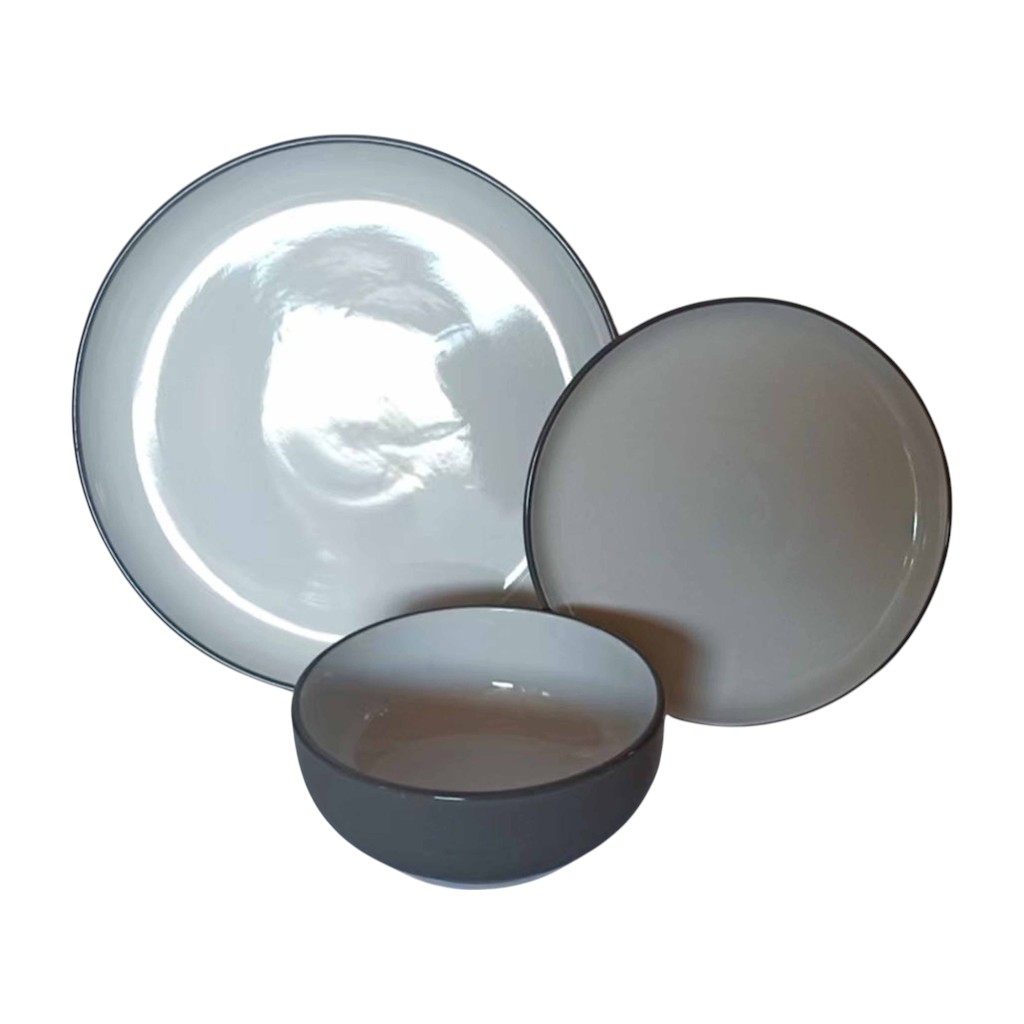 Juego De Vajilla 12pzs Colores Surtidos