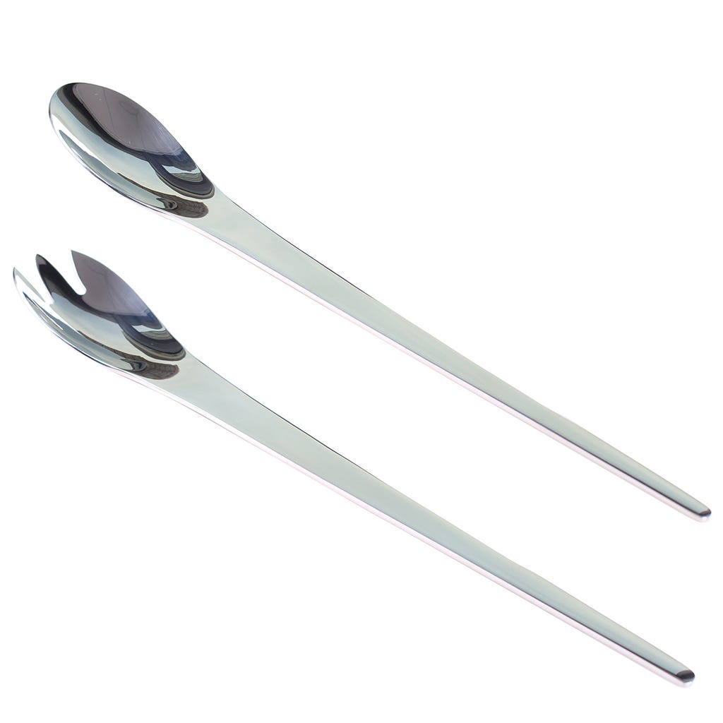 Utensilios Para Ensalada Acero Inoxidable