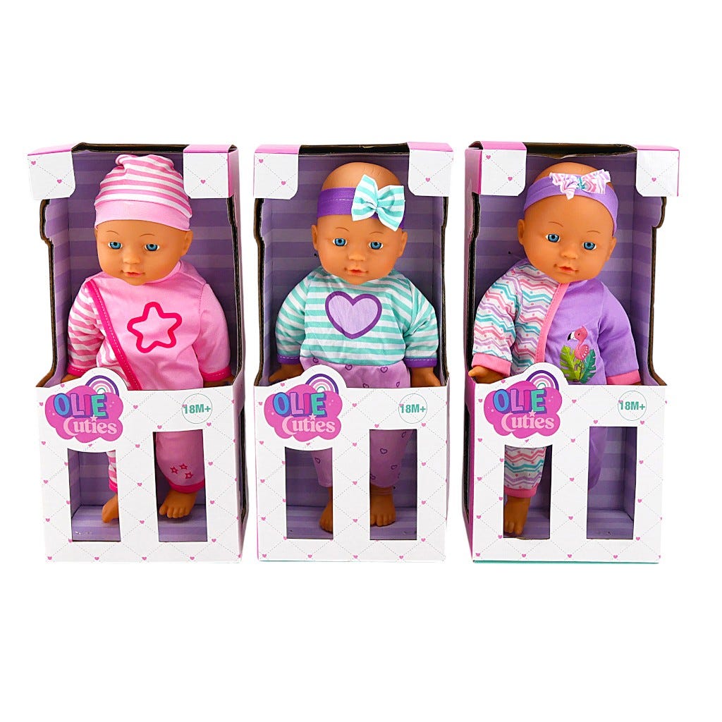 Muñeca Bebé 13" Surtidos