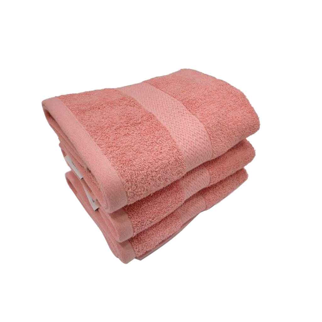 Toalla de mano color coral 50X90CM