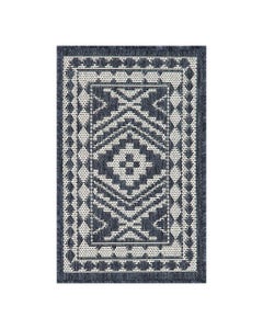 Alfombra Azul Diseño De Patrones 40X60Cm