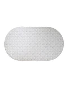 Alfombra antideslizante transparente para baño