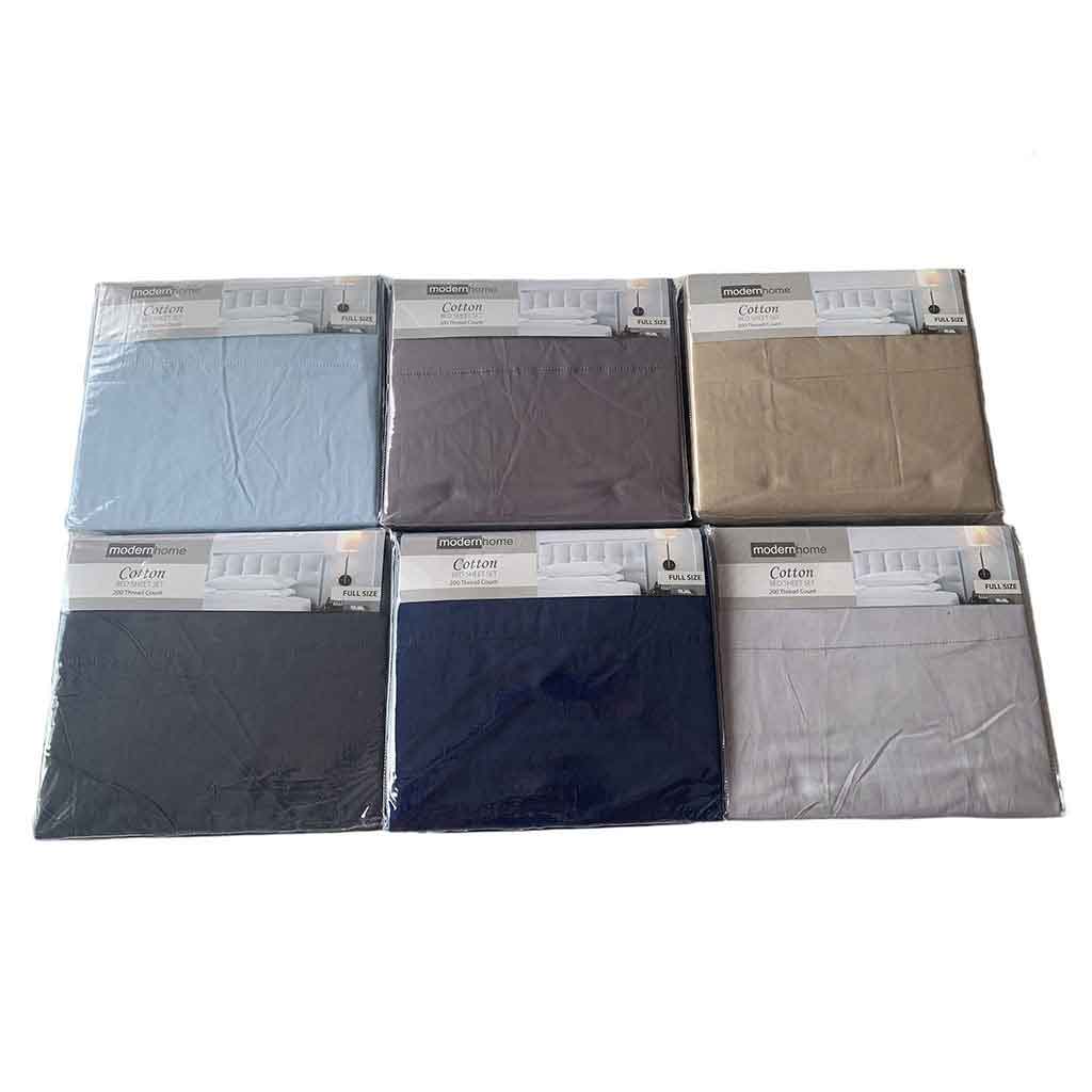 Juego De Sabanas Algodón Full Surtidos