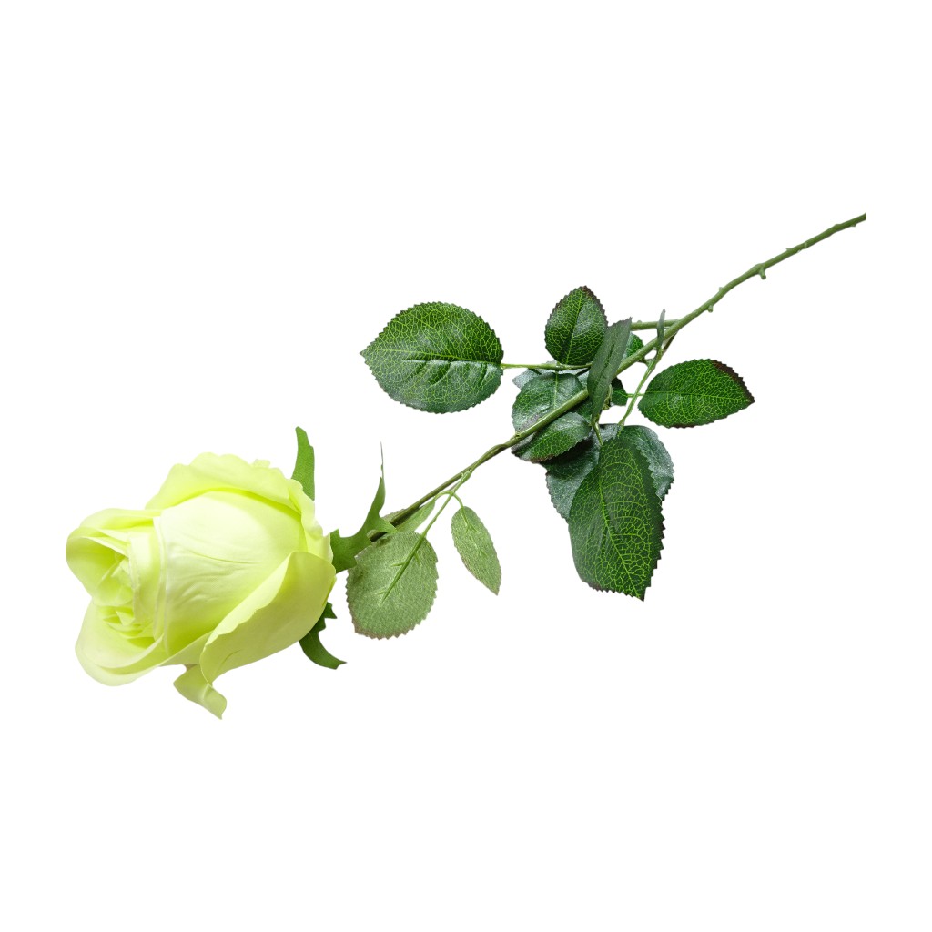 Brote Artificial De Rosa Verde 74cm