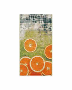 Alfombra Estampado De Naranjas 60X110Cm