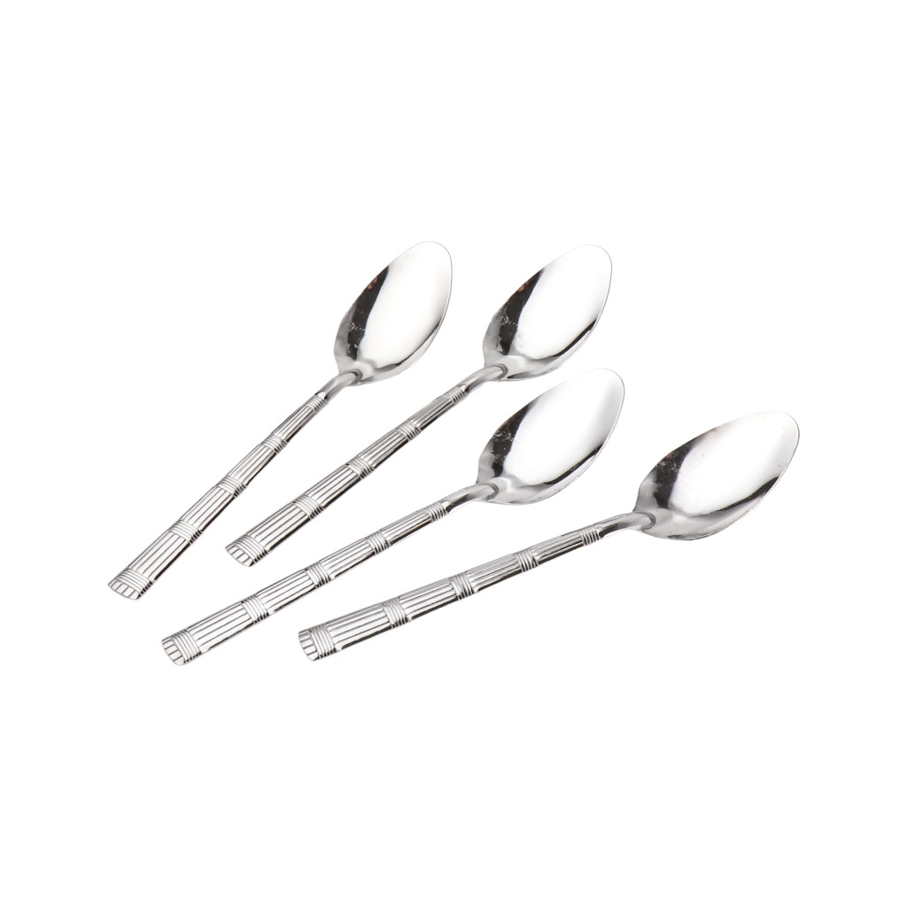 Juego De Cucharas De Color Plateado 4Pzs