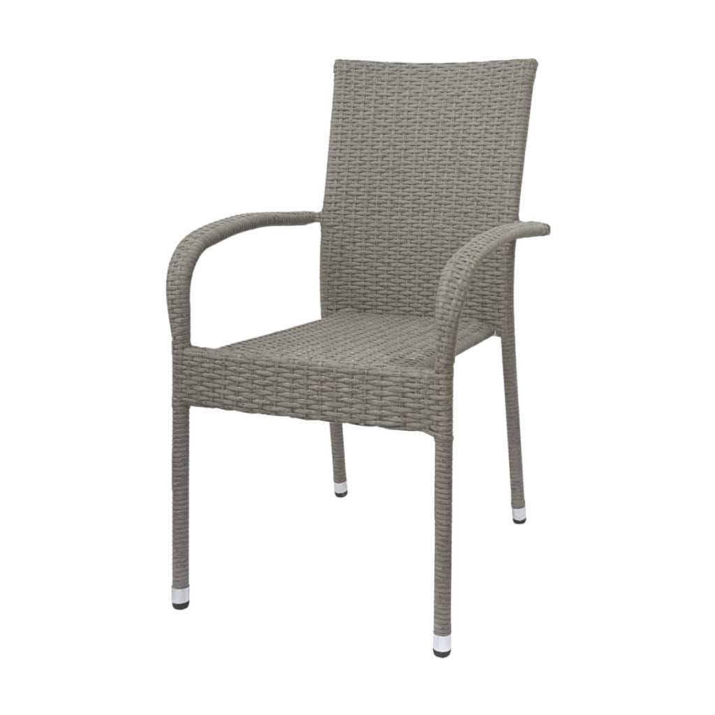 Silla gris Apilable Paris