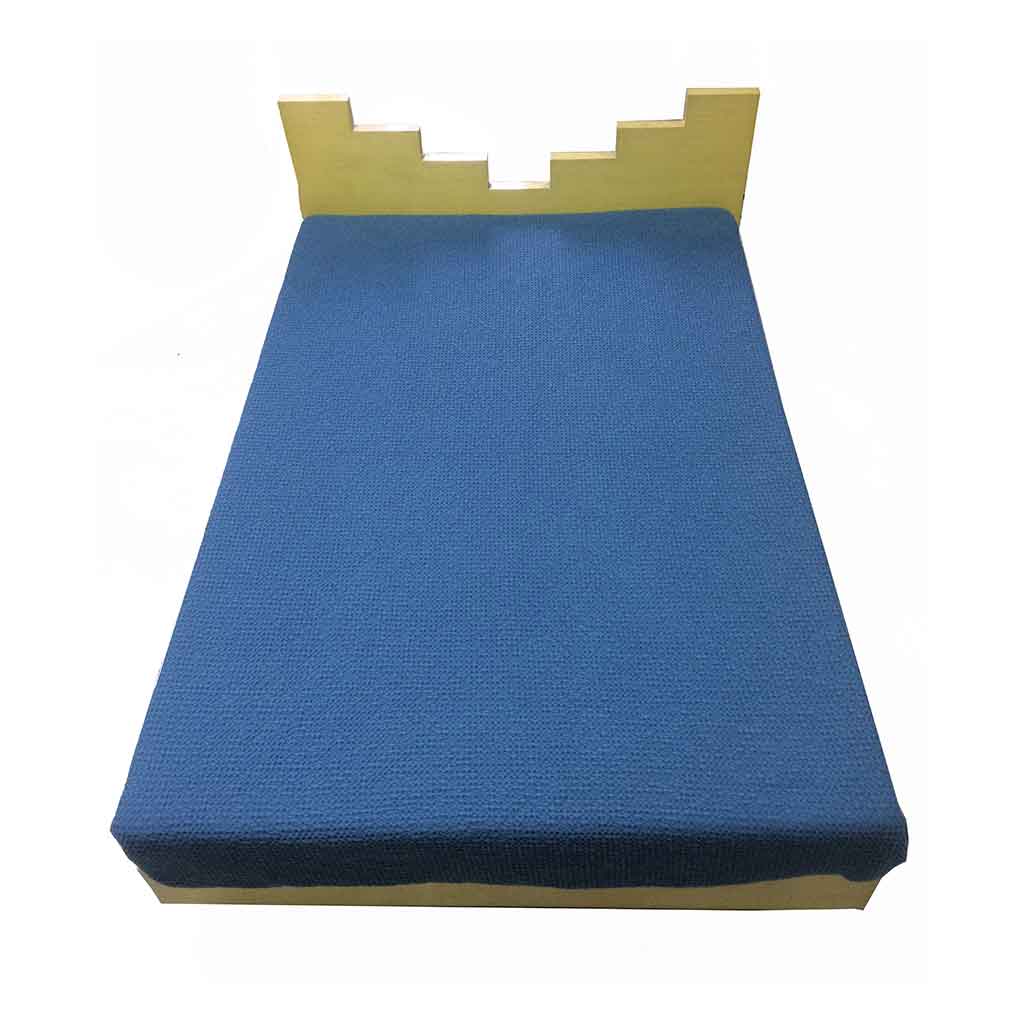 CUBRE CAMA AZUL 220X240CM