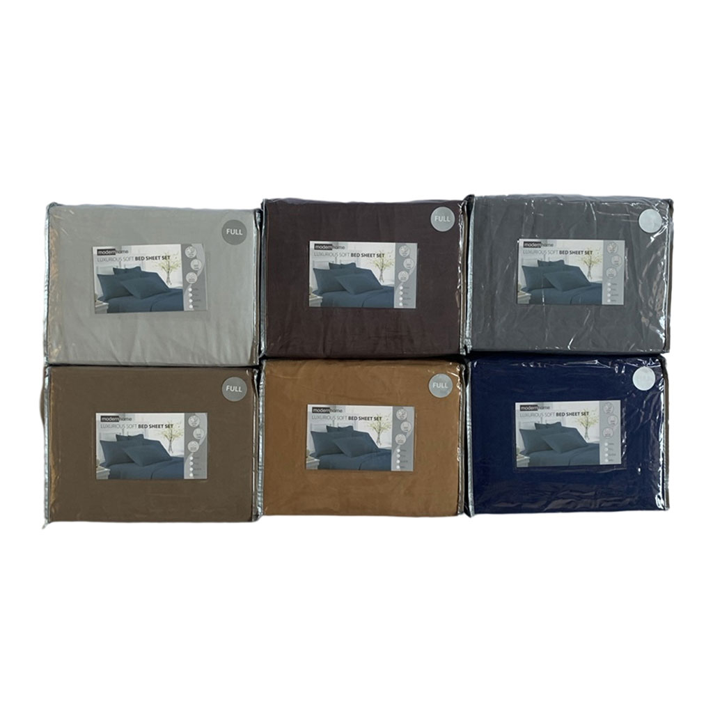 Juego De Sabanas Ultra Suave Full Surtidos