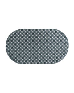 Alfombra antideslizante gris claro para baño