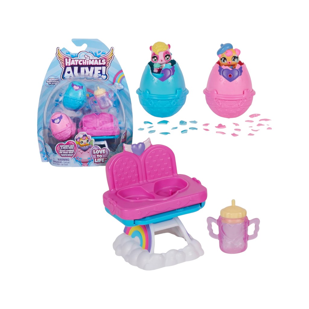 Hatchimals Alive Set Silla + 2 Huevos