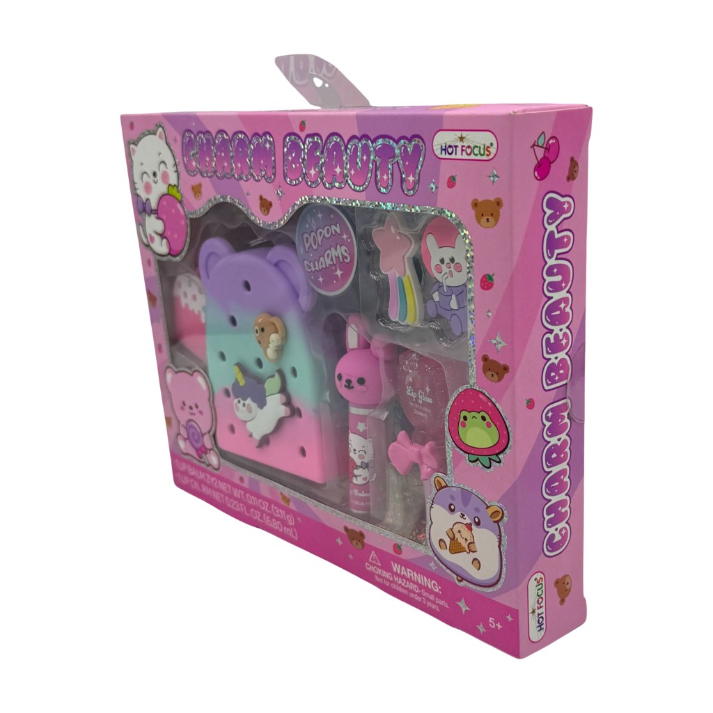 Hot Focus Mini Mochila Llavero Con Labiales Charm Beauty