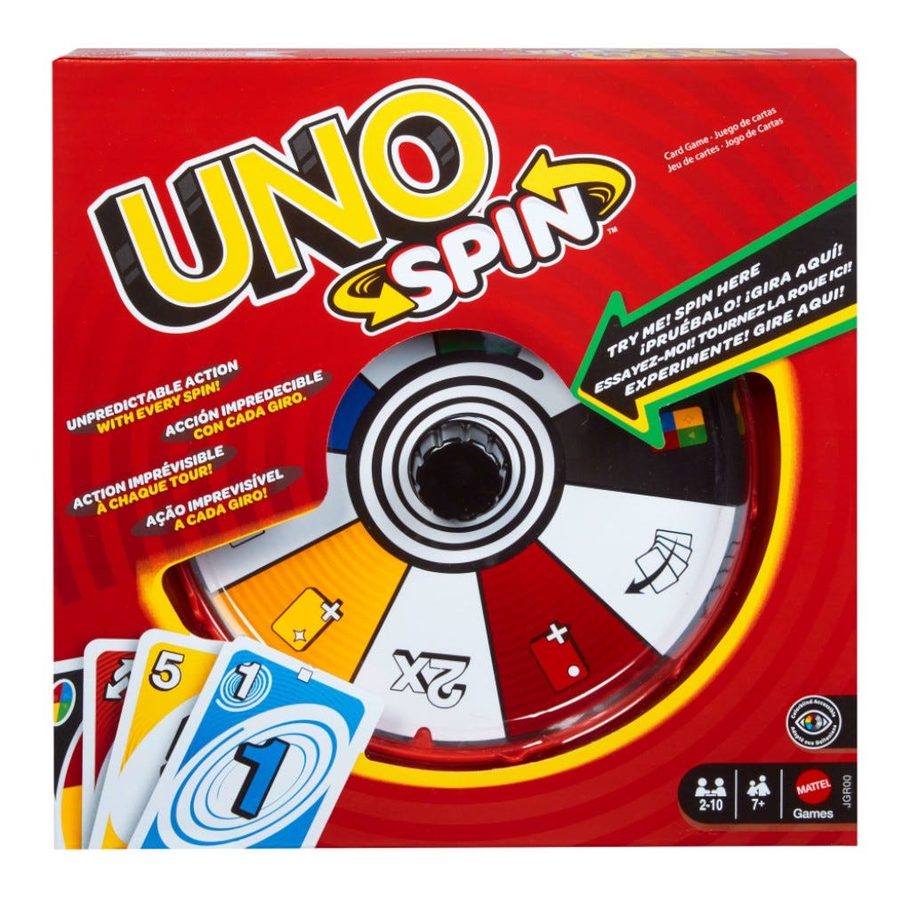 Uno Juego De Mesa Con Spin
