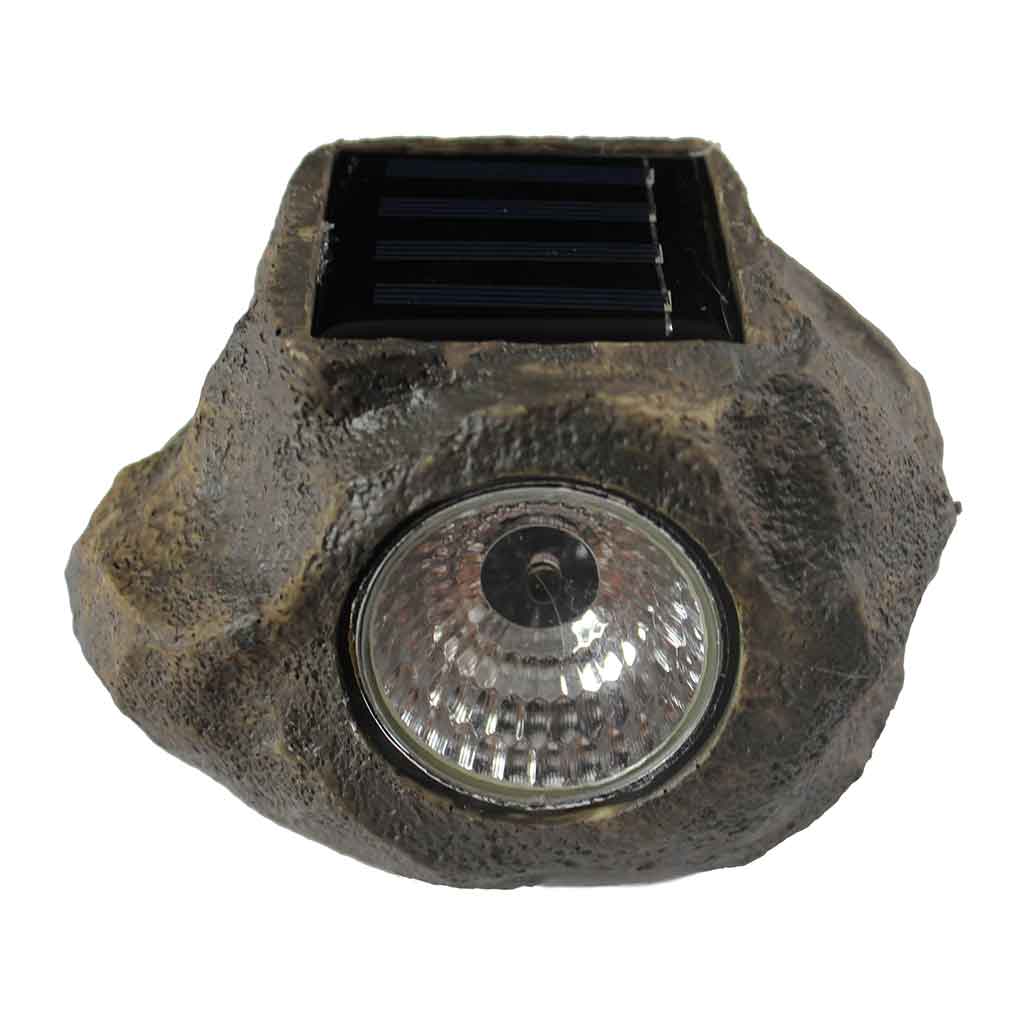 Linterna Piedra Solar 14X10X9Cm