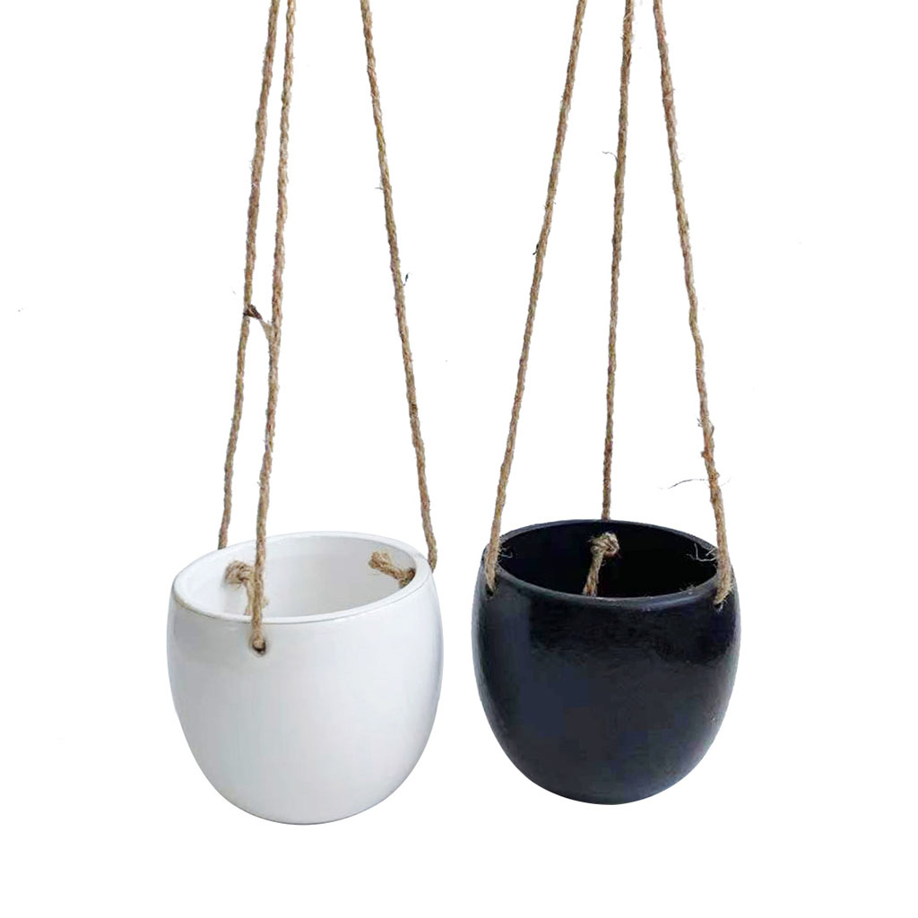 Macetero para plantas colgante surtido 14X16CM