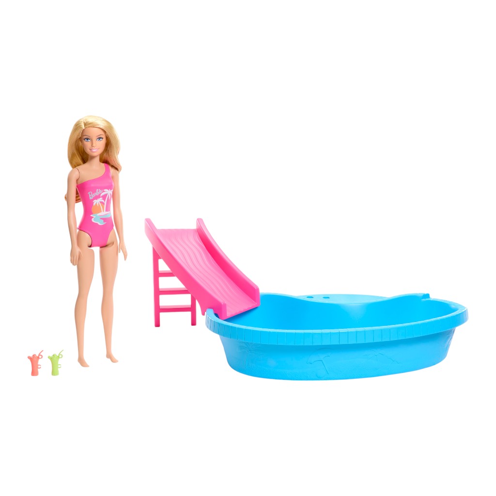 Barbie Alberca Glam Con Muñeca
