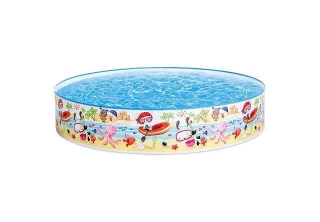 Piscina con Estampado Marino Intex
