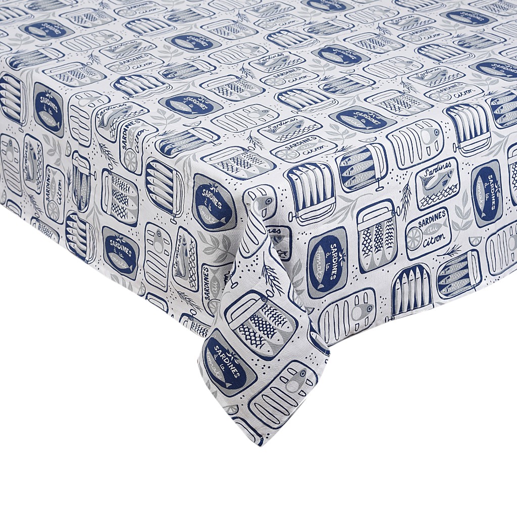 Mantel Estampado De Sardina 160X280Cm