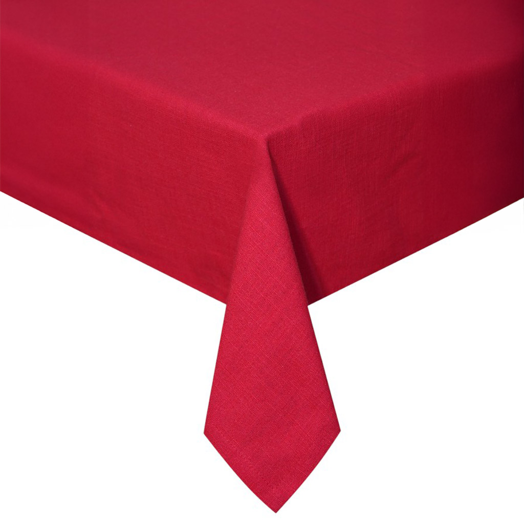 Mantel Alucio Rojo 160X280Cm